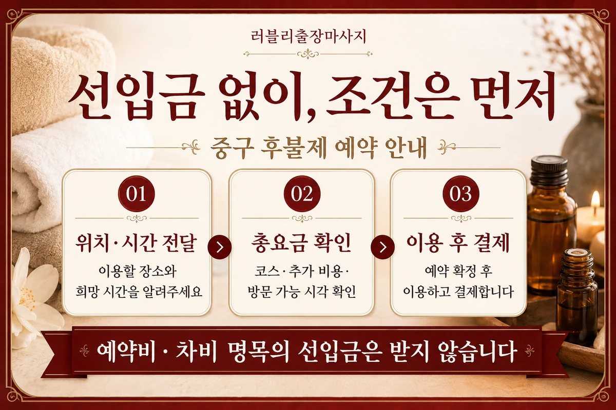 위치·시간 전달, 코스와 총요금 확인, 이용 후 결제의 후불제 예약 순서